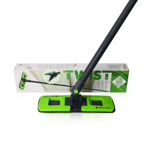 Green Fiber TWIST Sıkma Tertibatlı Paspas – Kolay ve Etkili Temizlik