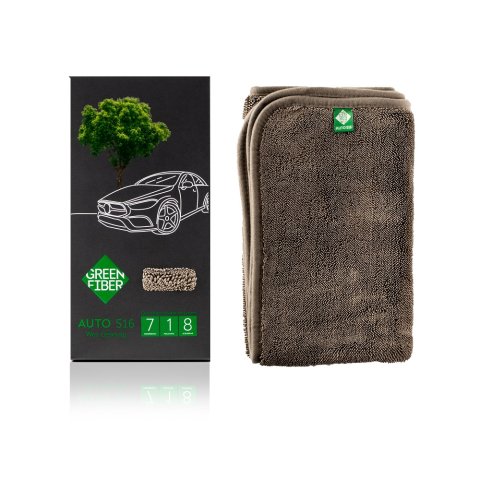 Green Fiber AUTO S16 Islak Temizlik Araba Havlusu – UpPoly Teknolojili Mikrofiber