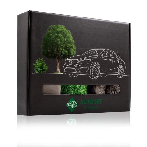 Green Fiber AUTO SET UniAuto – Komple Araba Bakım Seti, Kimyasalsız Temizlik