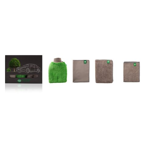 Green Fiber AUTO SET UniAuto – Komple Araba Bakım Seti, Kimyasalsız Temizlik