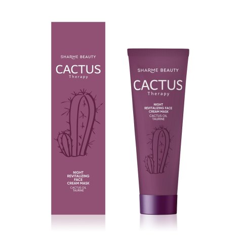Yenileyici Gece Krem Maskesi CACTUS Therapy, 50 ml