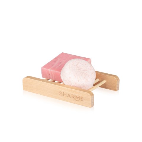 Sabunlar, Katı Şampuanlar ve Saç Kremleri İçin Bambu Stand – Sharme Hair 3