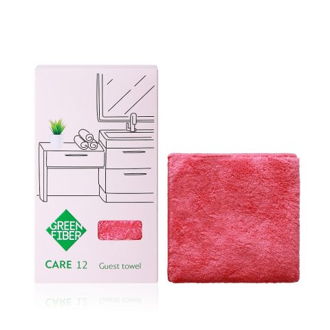 Green Fiber CARE 12 Misafir Havlusu, Mercan