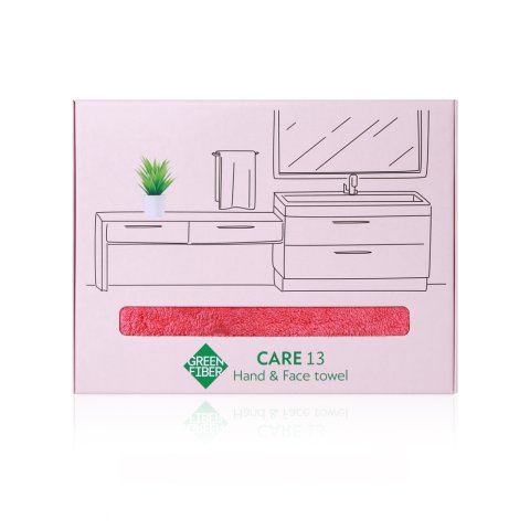 Green Fiber CARE 13 El ve Yüz Havlusu, Mercan