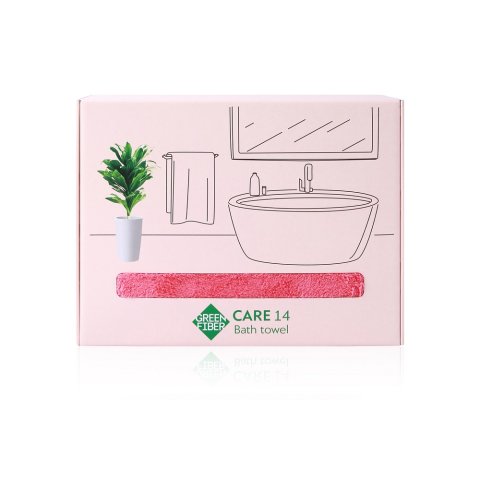 Green Fiber CARE 14 Mercan Banyo Havlusu 80x150 cm – Yumuşak ve Çok Yönlü