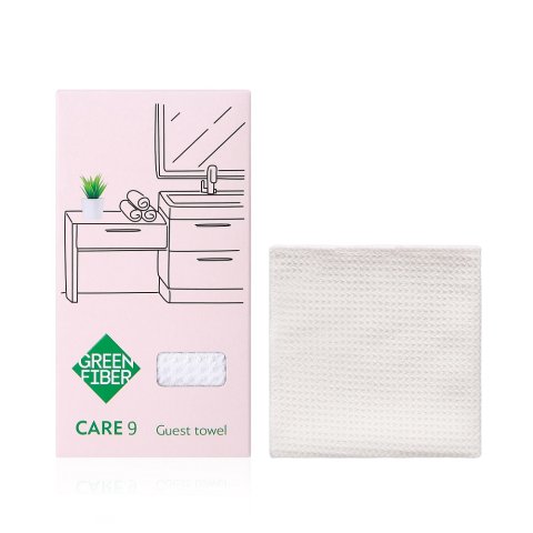 Green Fiber CARE 9 Waffle Misafir Havlusu 33x33 cm – Zarif ve Çok Yönlü