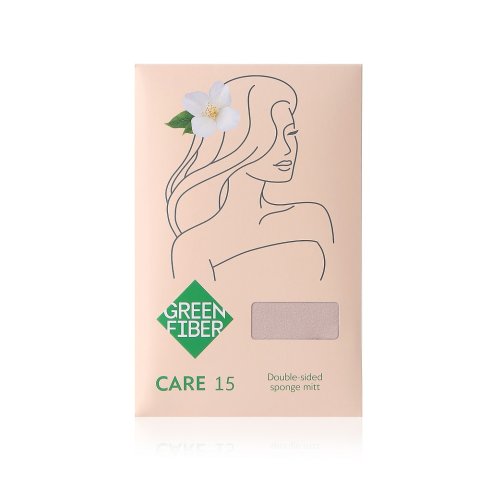 Green Fiber CARE 15 Çift Taraflı Eldiven Sünger – Bej 3