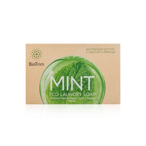BioTrim Eco Laundry Soap Mint – Çevre Dostu Çamaşır Sabunu (125 g)