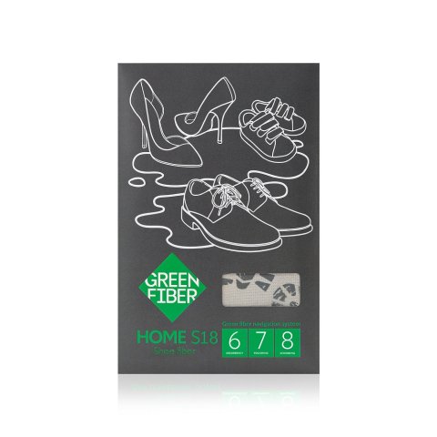 Green Fiber HOME S18 Ayakkabı Temizlik Bezi, Gri – 16 x 20 cm