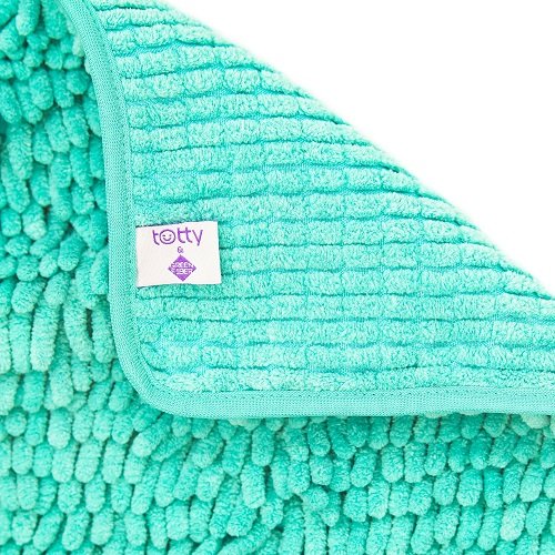 Green Fiber & Totty Bebek El Havlusu 30x30 cm Turkuaz – Ultra Emici, Hassas Ciltlere Özel