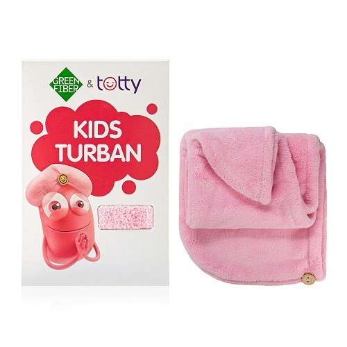 Green Fiber & Totty Bebek Saç Bandı 23x59 cm Pembe – Nazik Kurulama, Kaymaz Tasarım