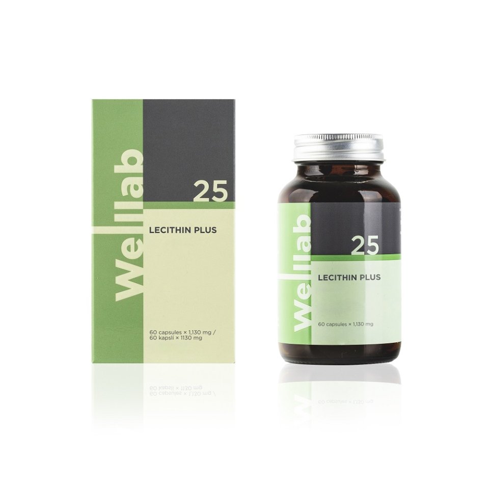 Doğal Fosfolipid İçeren Besin Takviyesi Welllab LECITHIN PLUS 60 Kapsül – Lesitin ve Deve Dikeni Ekstraktı