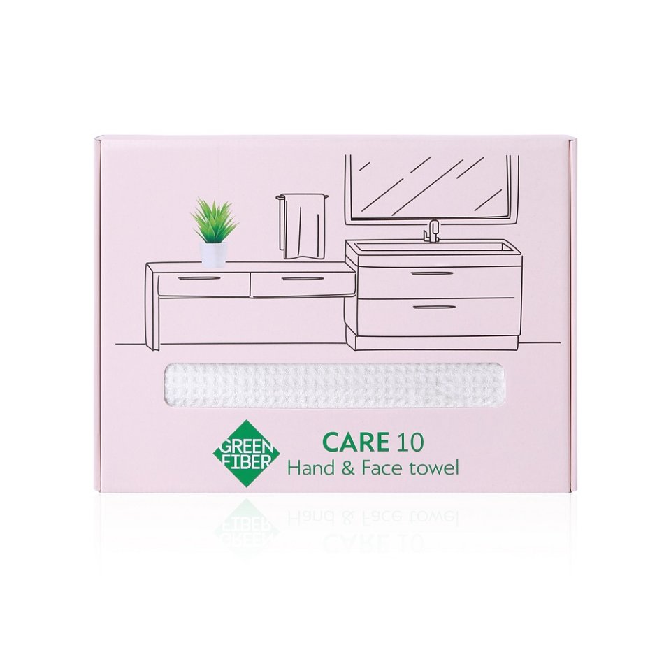 Green Fiber CARE 10 Waffle El ve Yüz Havlusu – Sütlü