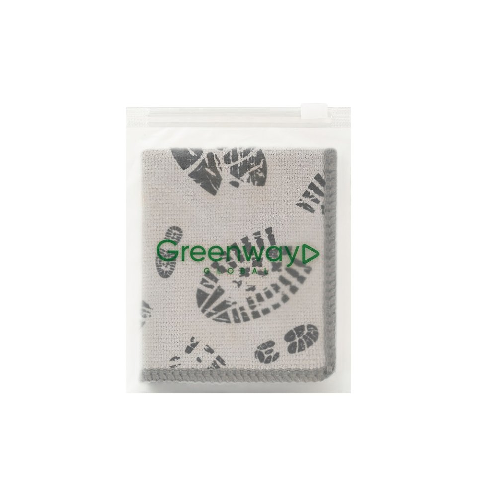 Green Fiber HOME S18 Shoe Cleaning Cloth, Grey – 16 x 20 cm