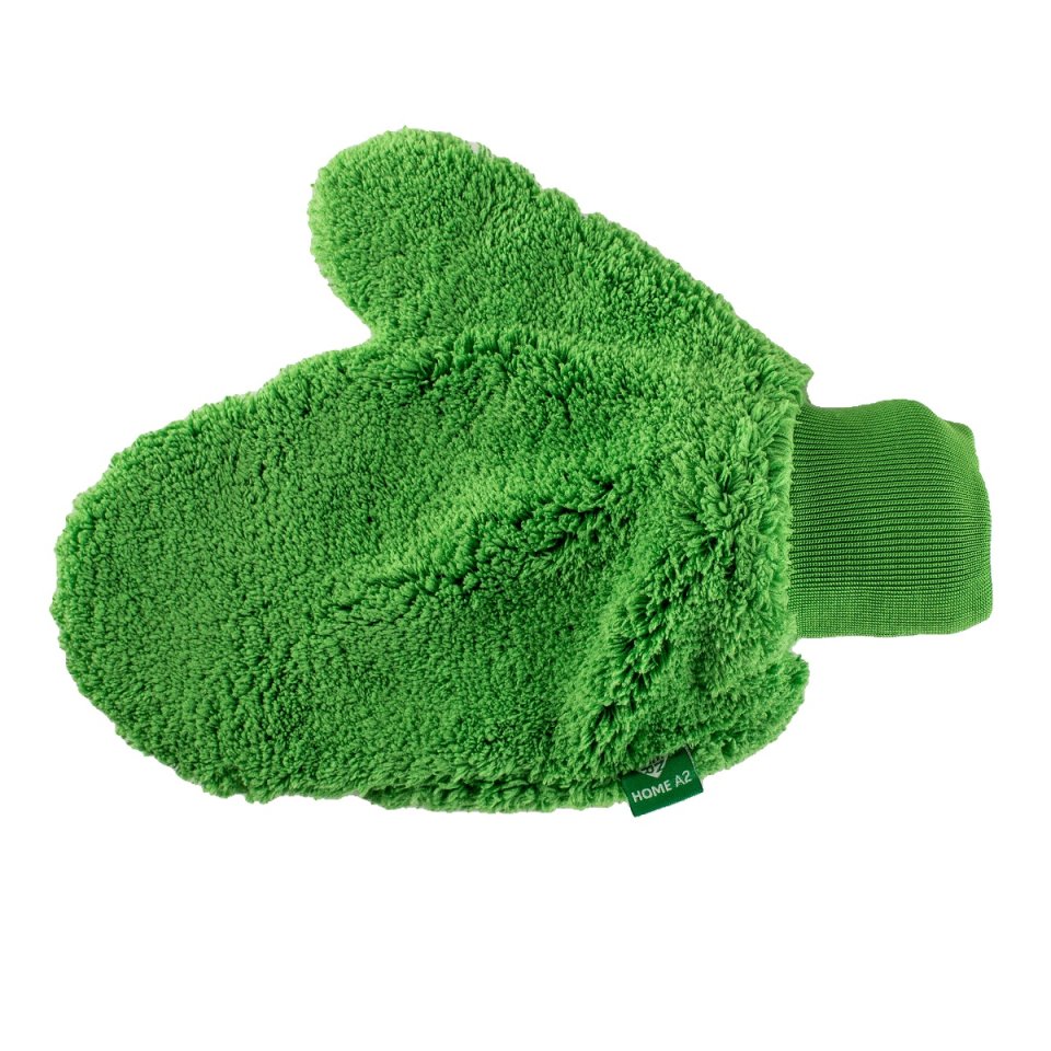 Green Fiber HOME A2 Üniversal Ovalama Eldiveni – Uzun Tüylü Mikrofiber (27 × 20 cm)