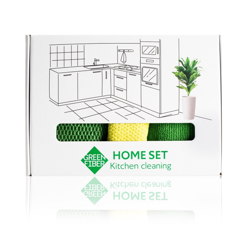 Green Fiber HOME SET Kitchen Set – Mutfak Temizlik Seti