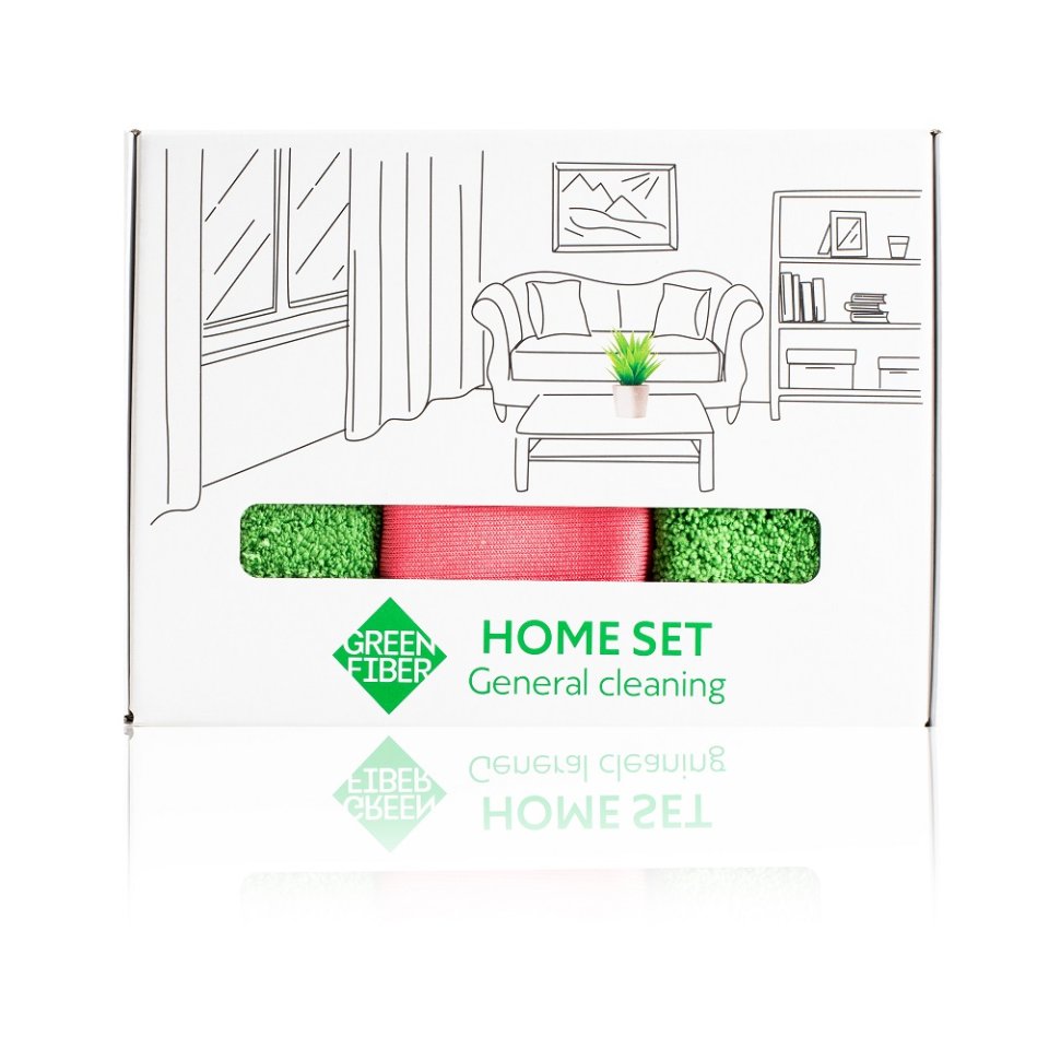 Green Fiber HOME SET General Cleaning Set – Genel Temizlik Seti