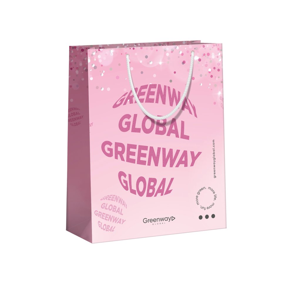 Greenway Büyük Hediye Paketi Pembe 37 × 31 × 18 cm