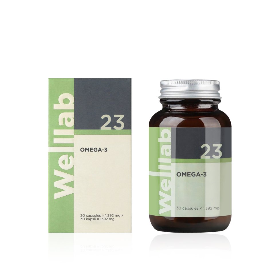 Omega-3 İçeren Besin Takviyesi Welllab OMEGA-3 – 30 Kapsül