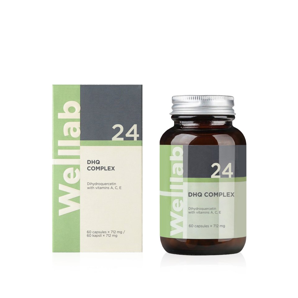 Taxifolin ve Vitaminler İçeren Besin Takviyesi WELLLAB DHQ COMPLEX – 60 Kapsül